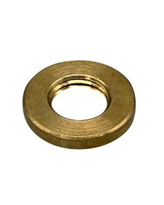 Brass 1/8 IPS - Smooth Edge Lock Nut - Unfinished