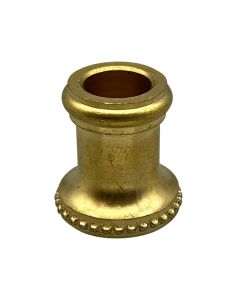 Brass Beaded Neck - 7/8" Ht X 13/16" Dia- Slip 1/8 IP - Unfinished