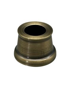 5/8" Stamped Steel Neck - 7/8" Bottom - 1/8 IP Slip - Antique Brass Finish