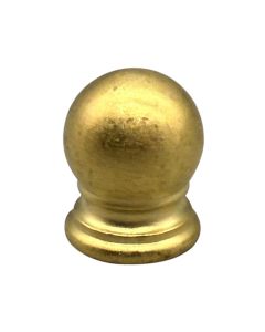 5/8" Solid Brass Finial 1/8 IP F - Unfinished
