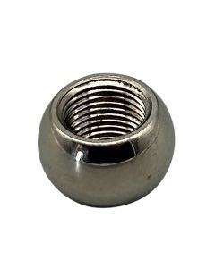 5/8" Solid Brass Ball Tap 1/8 IP - Polished Nickel