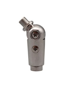 Chrome Plated Gyromatic Swivel 1/8M Top 1/8F Bottom- 2-5/8" Height - 15/16" Diam- Zinc Die Cast