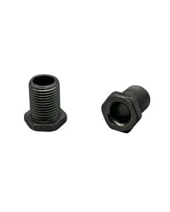 1/2" Shank - 5/8" Oal 1/8 IPS X 1/2" Hex Head Steel Hex Nipple- Unfinished