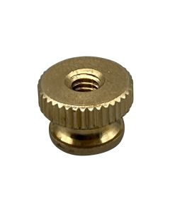 8/32 Brass Battery Nut- Unfinished