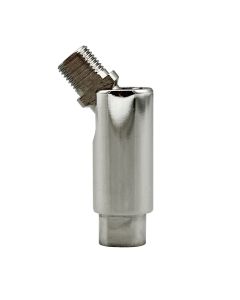 90 Degree Cut-Out Swivel - Solid Brass - Polished Nickel