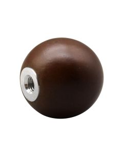 Medium Brown Ball Finial Tap 1/4-27- 1 1-4 " Diameter