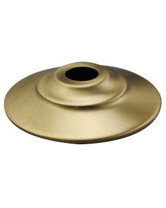 4" Steel Vase Cap - Satin Brass