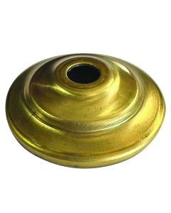 2" Brass Vase Cap - Unfinished Heavy