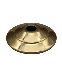 2" Brass Vase Cap - Polished And Lacquered
