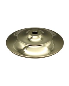 4-1/8" Steel Vase Cap - Brass Plated