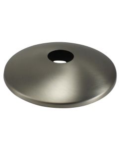 Low Profile Round Canopy - 1-1/8" Screw Collar Hole- Steel - Satin Nickel