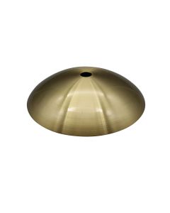 Neckless Ball Holder Cover - For 3" Opening Balls - 6" Balls - 0.7T Steel - Satin Brass