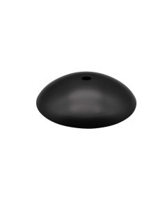 Neckless Ball Holder Cover - For 3" Opening Balls - 6" Balls - 0.7T Steel - Matte Black