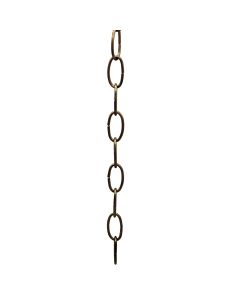 11 Gauge Steel Chain 1 Yard - Antique Brass