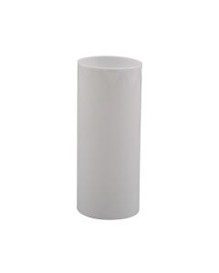 3" Medium Base White Candle Cover
