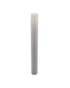 12" Medium Base White Candle Cover