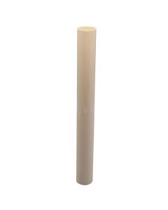 12" Medium Base Cream Candle Cover