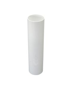 3-1/2" Candelabra Base White Candle Cover