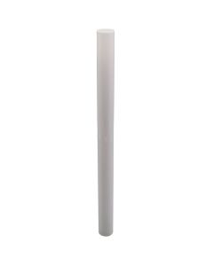 36" Candelabra Base White Candle Cover