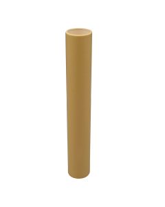 6IN CB ANTIQUE GOLD PAPER TUBE CANDLE COVER
