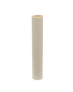 6IN CB IVORY PAPER TUBE CANDLE COVER