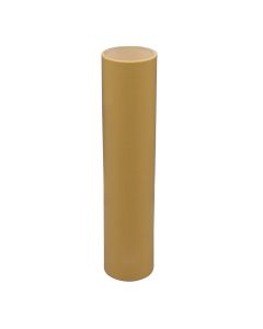6IN MB ANTIQUE GOLD PAPER TUBE CANDLE COVER