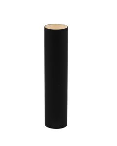 6IN MB BLACK PAPER TUBE CANDLE COVER