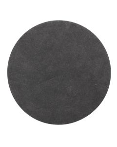 4" Black Round Self Adhesive Felt