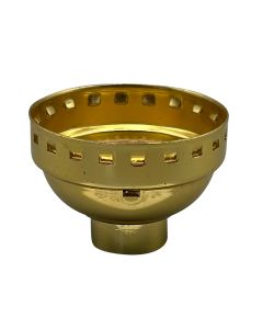 Medium Base  1/8F Socket Cap No Set Screw - Polished Gilt