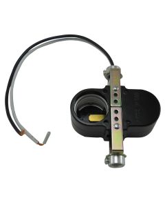 Medium Base 2-Light offset Cluster Phenolic Socket with Bracket