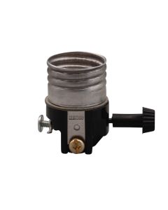 Medium Base 3 Terminal 2 Circuit Turn Knob Socket Interior