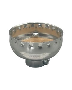 I/8  IPS Metal Shell Cap-with Set Screw-Nickel-Leviton