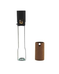 4" Candelabra Base Socket with 1/8F Hickey - Terminal Screws