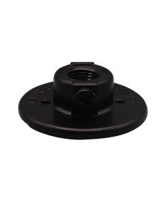 1/8F Heavy Duty Metal Cap with Set Screw and Insulator - Bronze-Nickel Plated Screw Shell