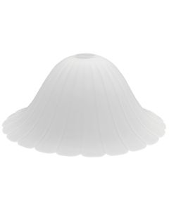 15" Frosted Scalloped