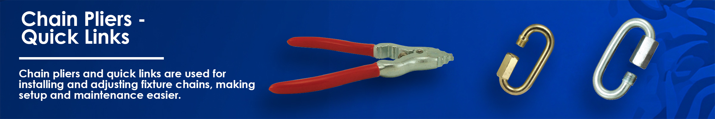 chain pliers and quicklinks